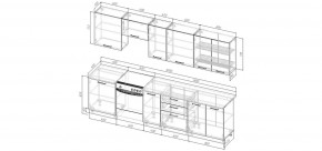 Кухонный гарнитур Старое Дерево 3000 (Стол. 38мм) в Кудымкаре - kudymkar.mebel24.online | фото 2