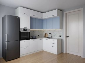 Кухонный гарнитур угловой Капри 2200*1700 (Стол. 26мм) в Кудымкаре - kudymkar.mebel24.online | фото