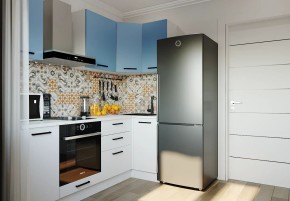 Кухонный гарнитур угловой Капри 2200х1000 (Стол. 38мм) в Кудымкаре - kudymkar.mebel24.online | фото