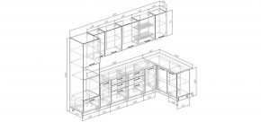 Кухонный гарнитур угловой Капри 3200х1400 (Стол. 38мм) в Кудымкаре - kudymkar.mebel24.online | фото 2