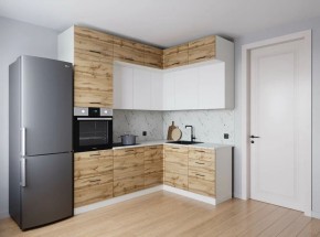 Кухонный гарнитур угловой Лада 2200*1700 (Стол. 38мм) в Кудымкаре - kudymkar.mebel24.online | фото 1