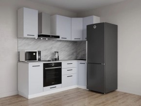 Кухонный гарнитур угловой Смоки 2200*1000 (Стол. 38 мм) в Кудымкаре - kudymkar.mebel24.online | фото 1