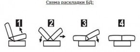 ЛАУРА ЛЮКС Диван Лаура Люкс БД+2подушки в Кудымкаре - kudymkar.mebel24.online | фото 7