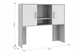 ЛАЙТ 2 Надстройка стола компьютерного (1200) в Кудымкаре - kudymkar.mebel24.online | фото 3