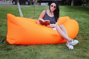Лежак надувной Lamzac Airpuf Оранжевый в Кудымкаре - kudymkar.mebel24.online | фото 2