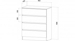 ЛЕНОРА Спальный гарнитур (модульный) графит в Кудымкаре - kudymkar.mebel24.online | фото 3