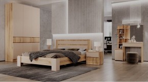 ЛЕНОРА Спальный гарнитур (модульный) кашемир в Кудымкаре - kudymkar.mebel24.online | фото