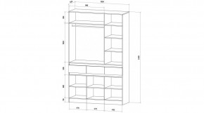 ЛЕНОРА Спальный гарнитур (модульный) кашемир в Кудымкаре - kudymkar.mebel24.online | фото 9