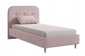 ЛЕО Кровать с основанием 900 (нежно-розовый/графит) в Кудымкаре - kudymkar.mebel24.online | фото