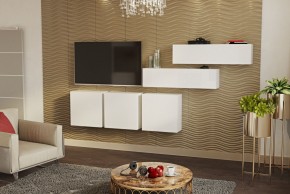 ЛИНДА Гостиная (Белый/Белый) в Кудымкаре - kudymkar.mebel24.online | фото 2