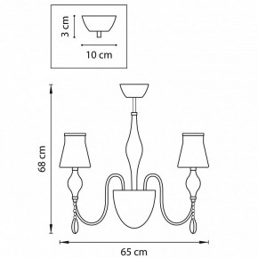 Люстра на штанге Lightstar Escica 806050 в Кудымкаре - kudymkar.mebel24.online | фото 6