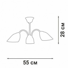 Люстра на штанге Vitaluce V3335 V3335-7/3PL в Кудымкаре - kudymkar.mebel24.online | фото 3