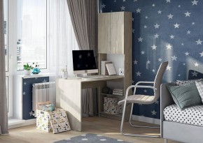 МАЙНД-01 Стол компьютерный (дуб крафт белый) в Кудымкаре - kudymkar.mebel24.online | фото