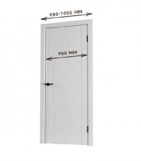 Межкомнатная дверь Bolivar Каньон браун (комплект) 900 в Кудымкаре - kudymkar.mebel24.online | фото