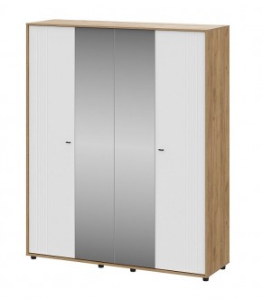 МИЛАН Спальня (Дуб Золотой/Белый матовый) в Кудымкаре - kudymkar.mebel24.online | фото 41