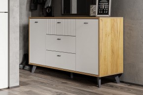 МИЛАН Спальня (Дуб Золотой/Белый матовый) в Кудымкаре - kudymkar.mebel24.online | фото 48