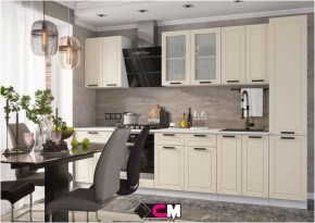 Модульная кухня Альфа холст брюле в Кудымкаре - kudymkar.mebel24.online | фото 1