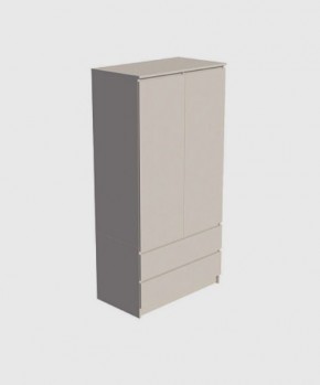 МОРИ МШ 900.1 Шкаф с 2-мя дв. и 2-мя ящ. (Сатин) в Кудымкаре - kudymkar.mebel24.online | фото 2