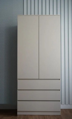 МОРИ МШ 900.2 Шкаф с 2-мя дв. и 3-мя ящ. ВЫСОКИЙ (Сатин) в Кудымкаре - kudymkar.mebel24.online | фото 1