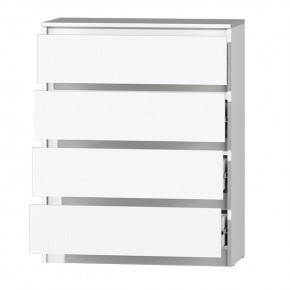 МС "Хилтон" Комод №1 800 (4 ящ.) белый текстурный в Кудымкаре - kudymkar.mebel24.online | фото 3