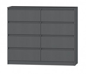 МС "Хилтон" Комод №3 1200 (8 ящ.) графит в Кудымкаре - kudymkar.mebel24.online | фото 2