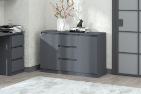 МС "Хилтон" Комод №4 1200 (графит) в Кудымкаре - kudymkar.mebel24.online | фото