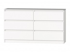 МС "Хилтон" Комод №5 1400 (6 ящ.) белый текстурный в Кудымкаре - kudymkar.mebel24.online | фото 2