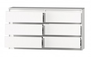 МС "Хилтон" Комод №5 1400 (6 ящ.) белый текстурный в Кудымкаре - kudymkar.mebel24.online | фото 3