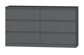 МС "Хилтон" Комод №5 1400 (6 ящ.) графит в Кудымкаре - kudymkar.mebel24.online | фото 2