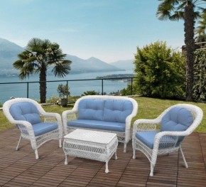 Набор уличный LV-520 White/Blue в Кудымкаре - kudymkar.mebel24.online | фото 2