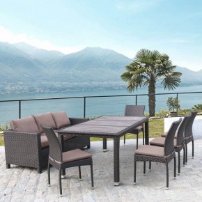 Набор уличный T347/S65A/Y380A-W53 Brown 8PCS в Кудымкаре - kudymkar.mebel24.online | фото 2