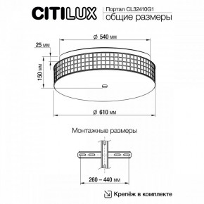 Накладной светильник Citilux Портал CL32410G1 в Кудымкаре - kudymkar.mebel24.online | фото 11