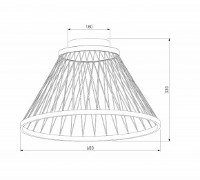 Накладной светильник Eurosvet Cesta 40019/1 LED коричневый в Кудымкаре - kudymkar.mebel24.online | фото 4