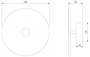 Накладной светильник Eurosvet Thasos 40341 LED латунь в Кудымкаре - kudymkar.mebel24.online | фото 5