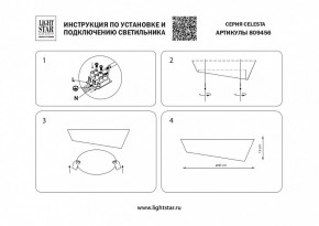 Накладной светильник Lightstar Celesta 809456 в Кудымкаре - kudymkar.mebel24.online | фото 4