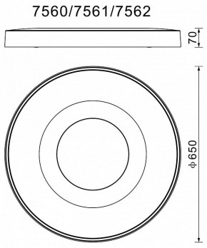 Накладной светильник Mantra Coin 7561 в Кудымкаре - kudymkar.mebel24.online | фото 3