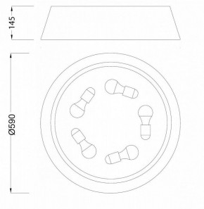 Накладной светильник Mantra Nordica 4966E в Кудымкаре - kudymkar.mebel24.online | фото 3