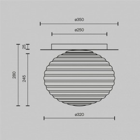 Накладной светильник Maytoni Reels MOD268CL-01B в Кудымкаре - kudymkar.mebel24.online | фото 3