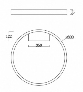Накладной светильник Maytoni Rim MOD058CL-L50BS4K в Кудымкаре - kudymkar.mebel24.online | фото 3