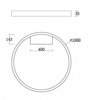 Накладной светильник Maytoni Rim MOD058CL-L65B4K в Кудымкаре - kudymkar.mebel24.online | фото 3