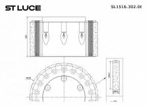 Накладной светильник ST-Luce Delight SL1516.302.06 в Кудымкаре - kudymkar.mebel24.online | фото 3