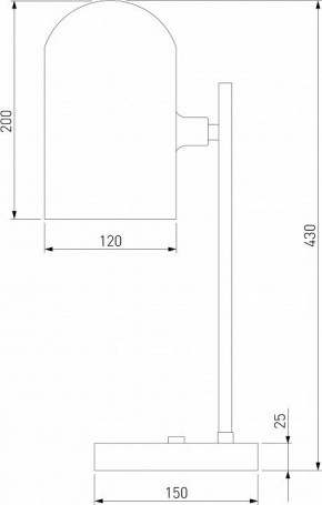 Настольная лампа декоративная Eurosvet Bambola 01164/1 латунь в Кудымкаре - kudymkar.mebel24.online | фото 2