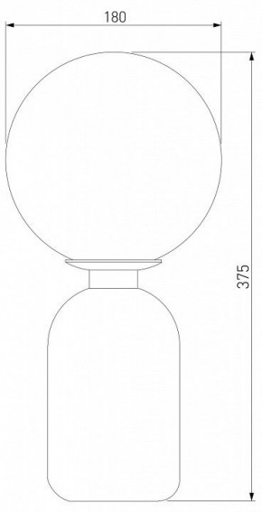 Настольная лампа декоративная Eurosvet Bubble 01197/1 белый в Кудымкаре - kudymkar.mebel24.online | фото 2