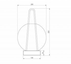 Настольная лампа декоративная Eurosvet Frasco 80507/1 синий в Кудымкаре - kudymkar.mebel24.online | фото 2