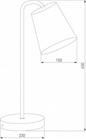 Настольная лампа декоративная Eurosvet Montero 01134/1 черный в Кудымкаре - kudymkar.mebel24.online | фото 4