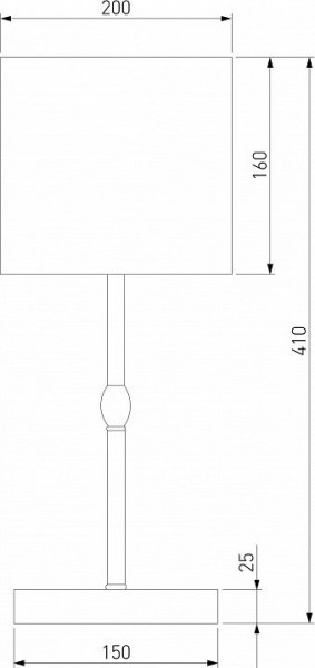 Настольная лампа декоративная Eurosvet Notturno 01162/1 латунь в Кудымкаре - kudymkar.mebel24.online | фото 2