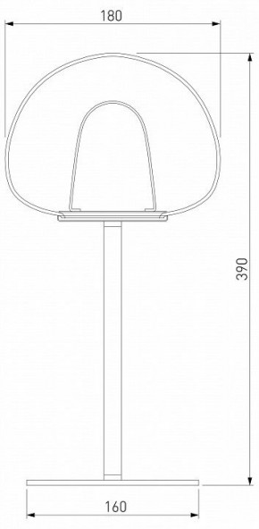 Настольная лампа декоративная Eurosvet Twice 90326/1 черный в Кудымкаре - kudymkar.mebel24.online | фото 2