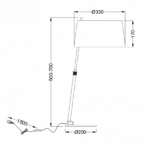 Настольная лампа декоративная Maytoni Bergamo MOD613TL-01B в Кудымкаре - kudymkar.mebel24.online | фото 9