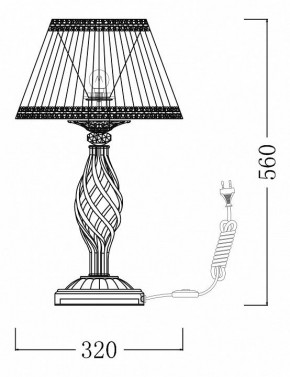 Настольная лампа декоративная Maytoni Grace ARM247-00-G в Кудымкаре - kudymkar.mebel24.online | фото 7