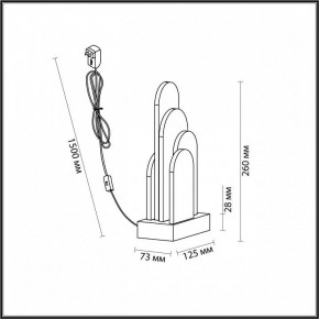 Настольная лампа декоративная Odeon Light Foros 5437/12TL в Кудымкаре - kudymkar.mebel24.online | фото 5
